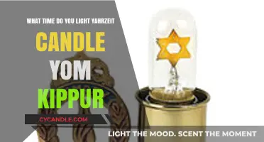 Yahrzeit Candle Lighting Time on Yom Kippur: A Memorial Guide
