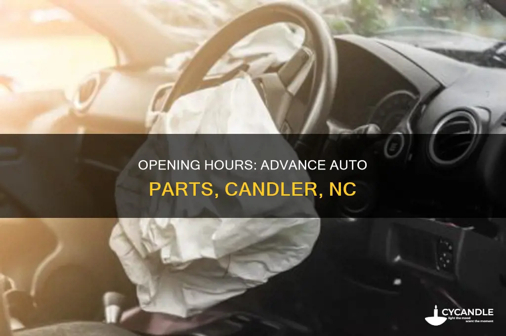 what time does advance in candler nc open