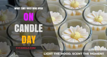 Bargain Hunters: BBW Candle Day Opening Times
