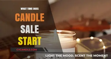 Best Time to Shop: Candle Sale Hours