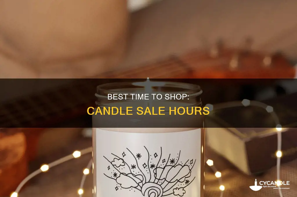 what time does candle sale start