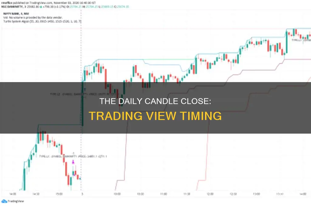 what time does daily candle close on trading view