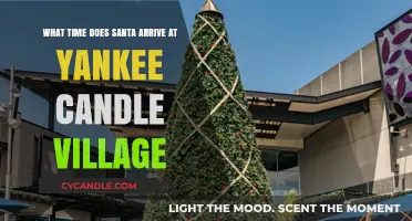 Santa's Arrival Time at Yankee Candle Village: A Festive Guide
