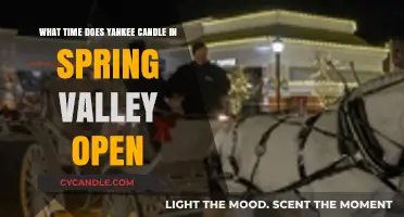 Yankee Candle Spring Valley Opening Hours: Your Ultimate Guide