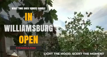 Yankee Candle Williamsburg Opening Hours: Start Your Scented Journey
