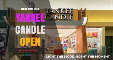 Yankee Candle Store Hours: When Does Your Local Shop Open?