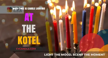 Candle Lighting Time at the Kotel: A Spiritual Guide for Visitors