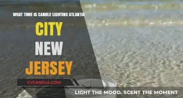 Atlantic City, NJ: Candle Lighting Time Guide for Shabbat