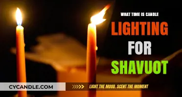 Shavuot Candle Lighting Time: A Guide to Observing the Holiday