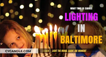 Baltimore's Candle Lighting Time: A Guide for Shabbat Observance