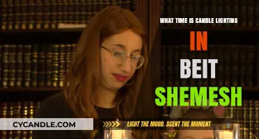 Candle Lighting Time in Beit Shemesh: A Weekly Guide
