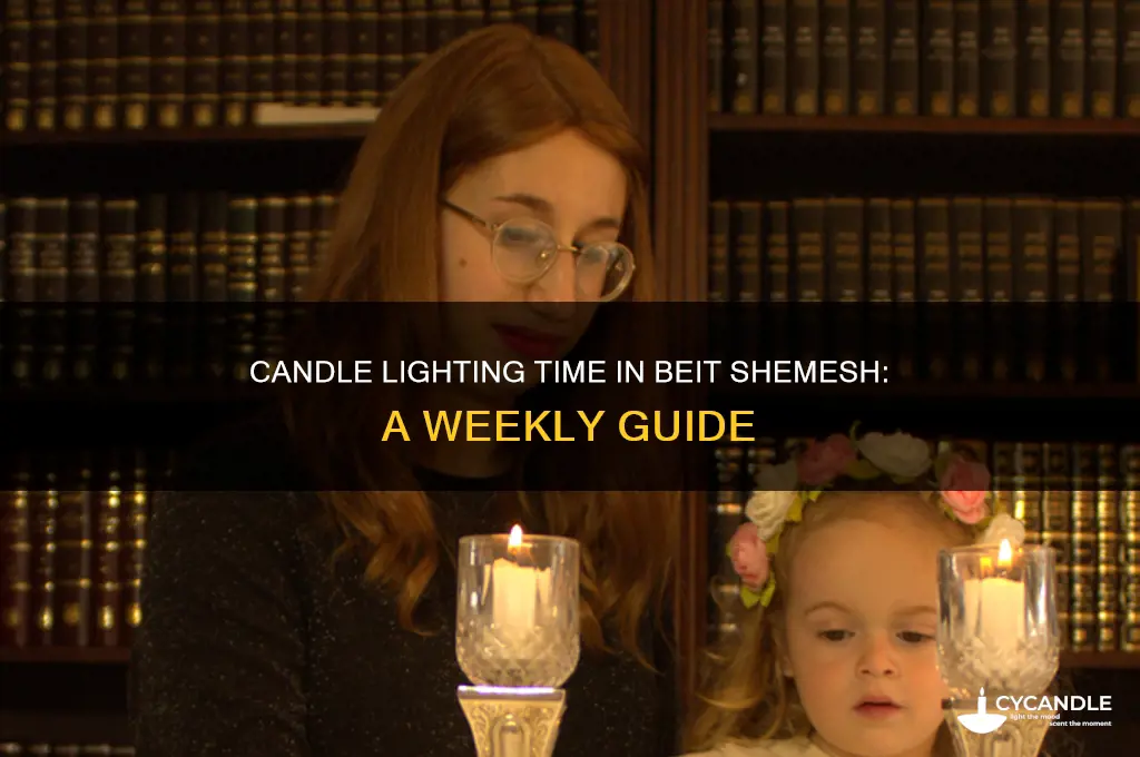 what time is candle lighting in beit shemesh