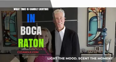 Boca Raton Candle Lighting Time: A Guide for Shabbat Observance