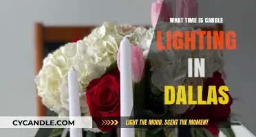 Dallas Candle Lighting Time: When to Light Shabbat Candles