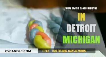 Detroit Candle Lighting Time: When to Light Shabbat Candles