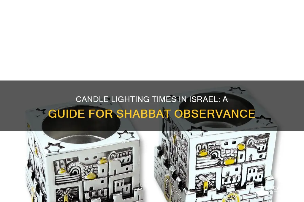 what time is candle lighting in israel