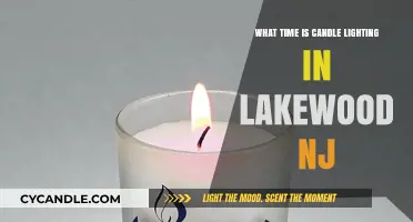 Lakewood NJ Candle Lighting Time: When to Light Shabbat Candles