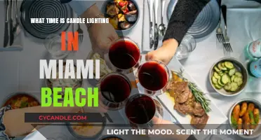 Miami Beach Candle Lighting Time: A Guide for Shabbat Observance