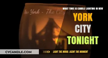 Candle Lighting Time Tonight in New York City: A Guide