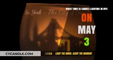 NYC Candle Lighting Time for May 3: A Complete Guide
