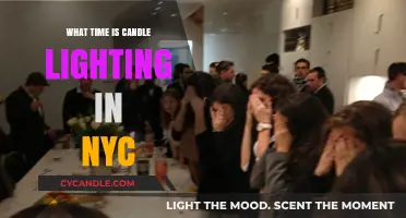 NYC Candle Lighting Time: When to Light Shabbat Candles in the City