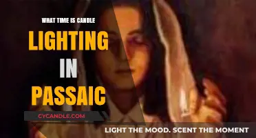 Passaic Candle Lighting Time: A Guide for Shabbat Observance
