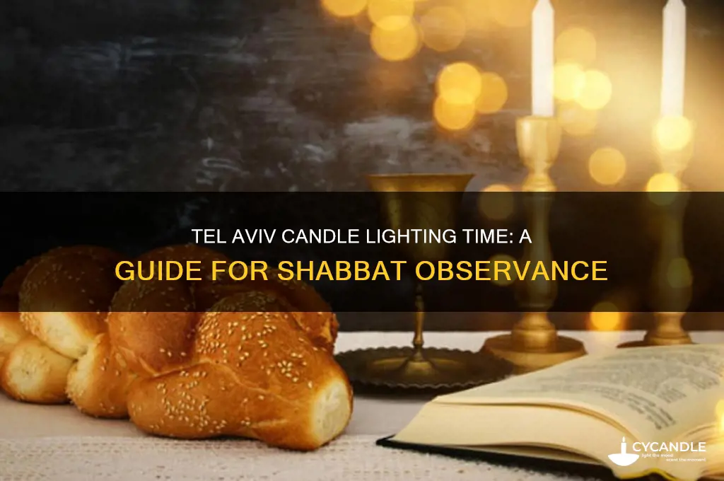 what time is candle lighting in tel aviv
