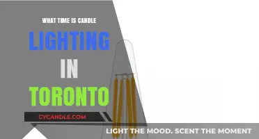 Toronto's Candle Lighting Time: A Guide for Shabbat Observance
