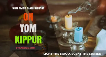 Yom Kippur Candle Lighting Time: When to Begin the Holy Fast