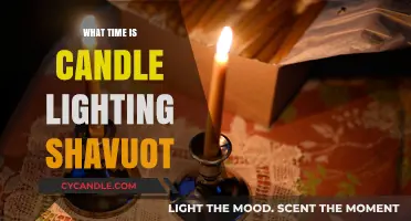 Shavuot Candle Lighting Time: When to Begin Your Holiday Celebration