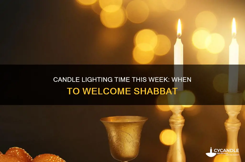what time is candle lighting this week