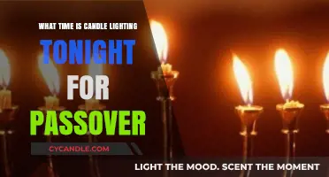 Passover Candle Lighting Time Tonight: When to Begin Your Seder