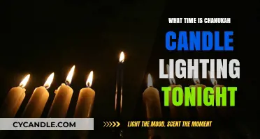 Chanukah Candle Lighting Time Tonight: A Guide to the Festival of Lights