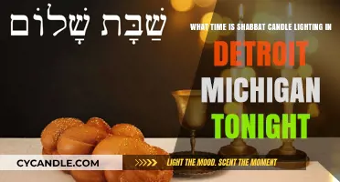 Detroit Shabbat Candle Lighting Time Tonight: When to Light Candles