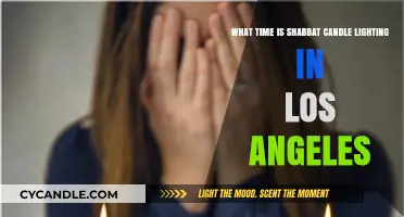 Los Angeles Shabbat Candle Lighting Time: When to Light
