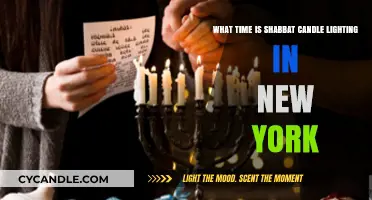 Shabbat Candle Lighting Time in New York: A Weekly Guide