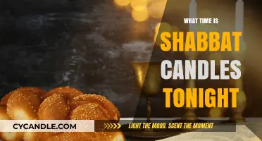 Shabbat Candles: What Time to Light Them Tonight?