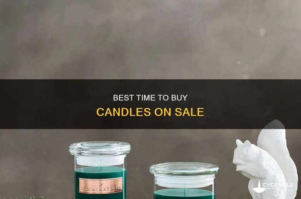 what time of year do candles go on sale