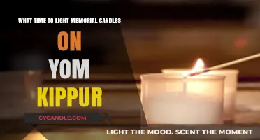 When to Light Memorial Candles on Yom Kippur: A Guide