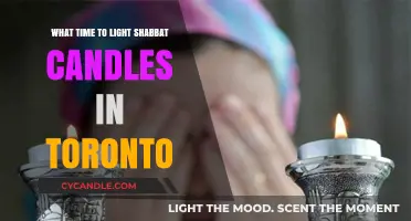 Toronto's Shabbat Candle Lighting Times: A Weekly Guide for Observance