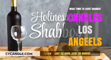 Shabbat Candle Lighting Times in Los Angeles: A Weekly Guide