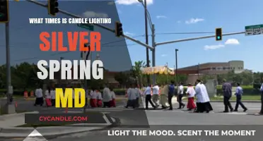 Silver Spring MD Candle Lighting Times: A Complete Guide