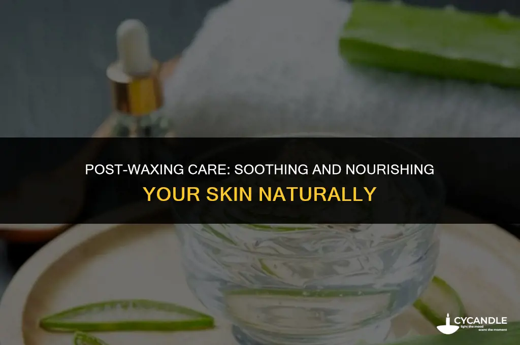 what to apply after waxing