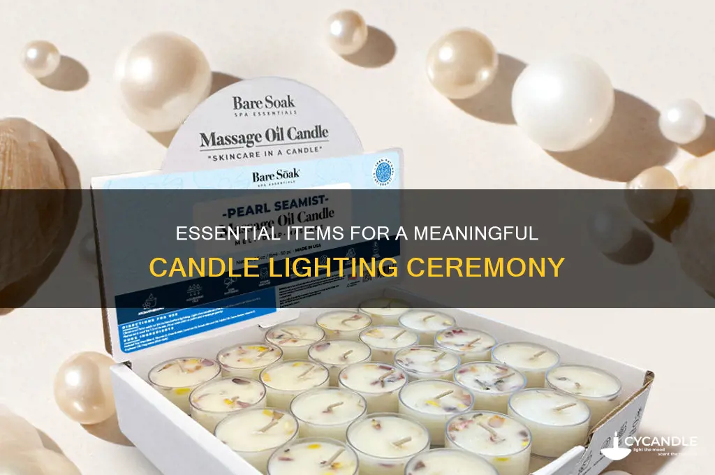 what to bring to a candle lighting
