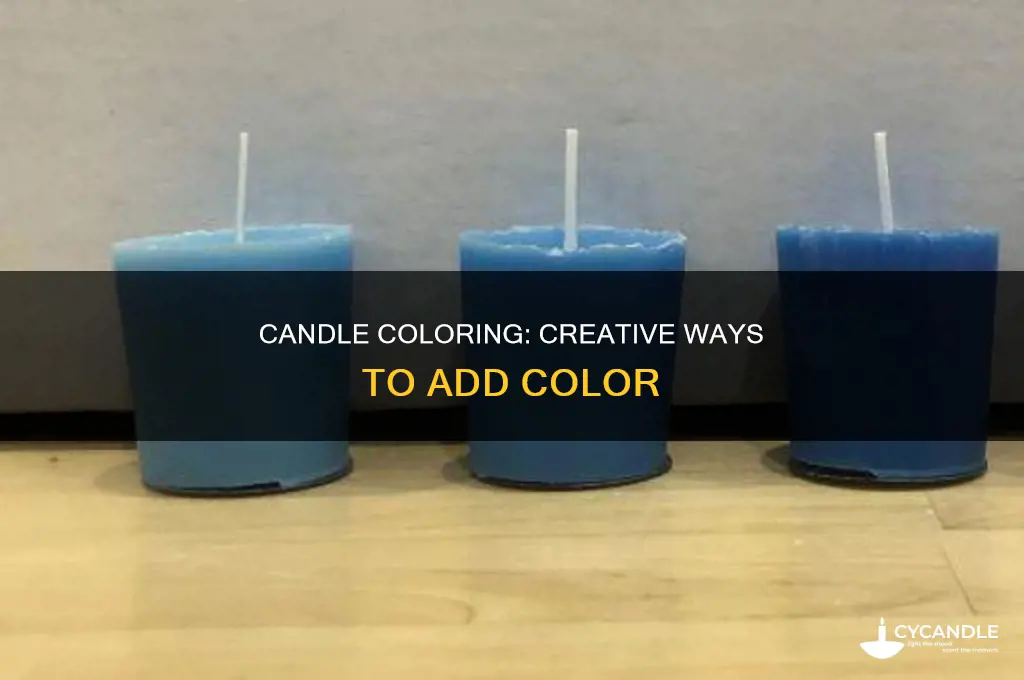 what to color candles with