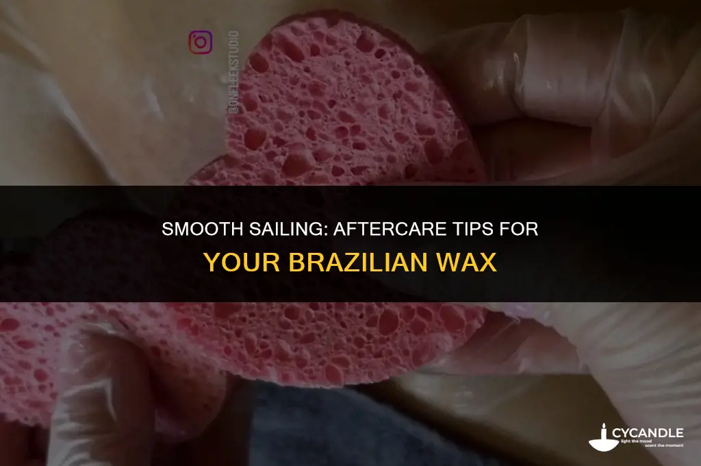 what to do after getting a brazilian wax
