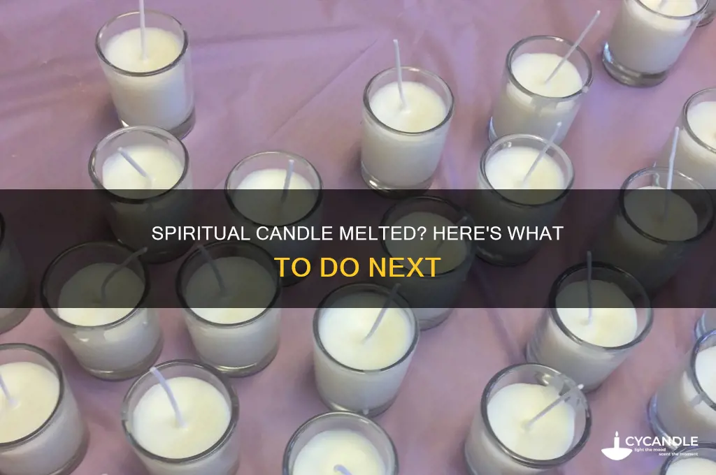 what to do after your spiritual candle has meltdown