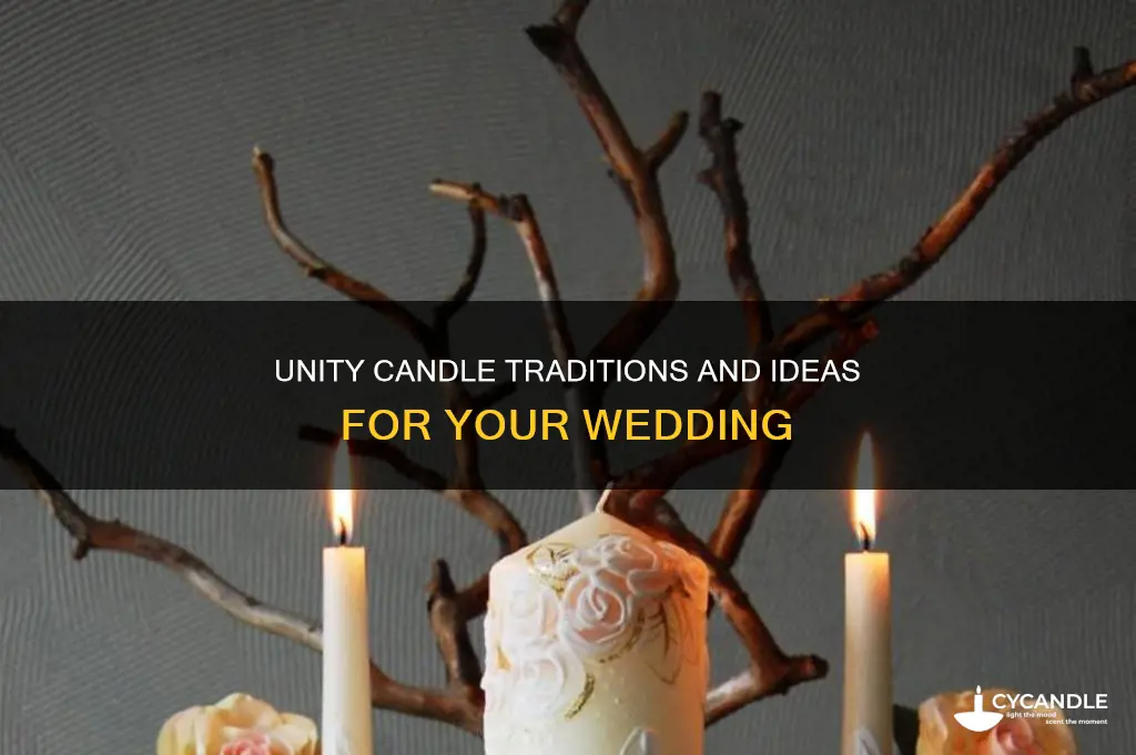what to do during unity candle in a wedding