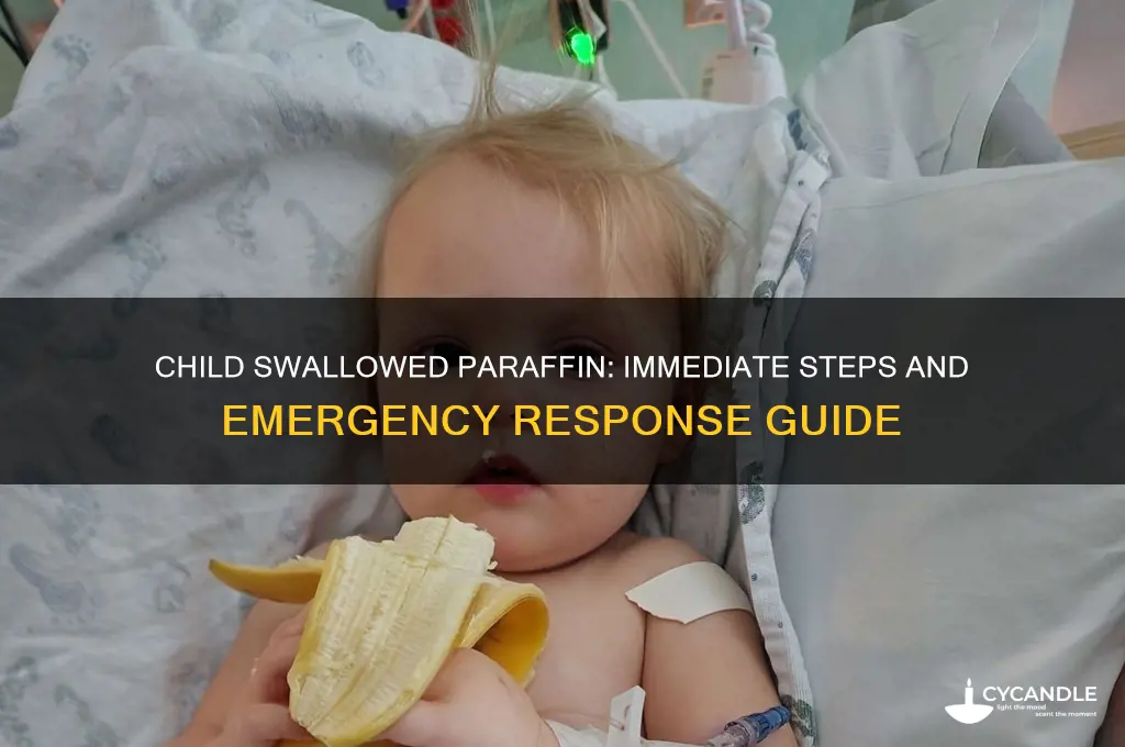 what to do if a child drink paraffin