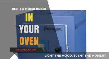 Oven Wax Mishap: Quick Fixes for Candle Wax Cleanup